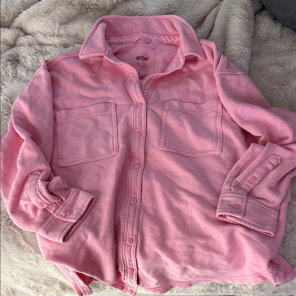 Aerie Blush Pink Casual Shirt